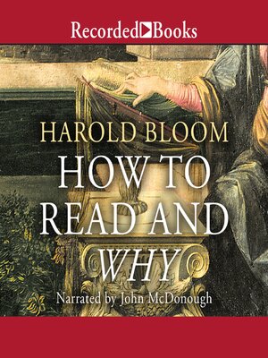 How to Read and Why by Harold Bloom 41e5493dd612e656cb2ca653216a19e0