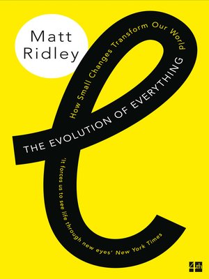 The Evolution of Everything by Matt Ridley 547b163ce789f1462975f38c9943d1ea