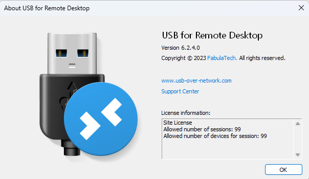 FabulaTech USB for Remote Desktop 6.2.4.0