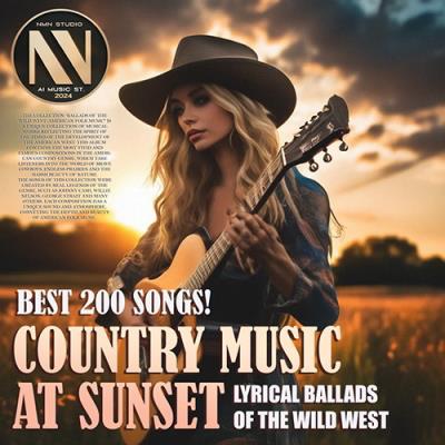 VA - Country Music At Sunset (2024) (MP3)
