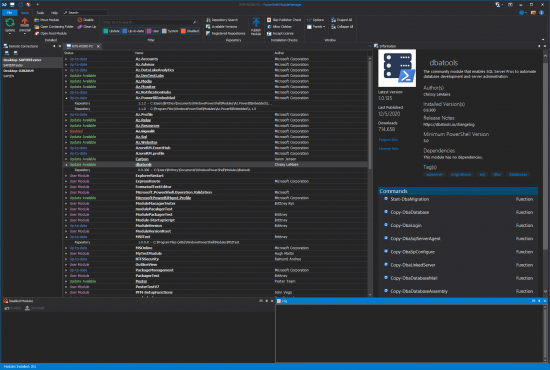 SAPIEN PowerShell ModuleManager 2024 2.0.25 (x64)