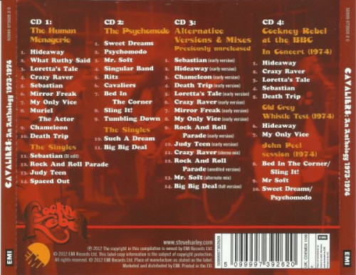 Cockney Rebel - Cavaliers An Anthology (1973-74) (2012) 4CD Lossless