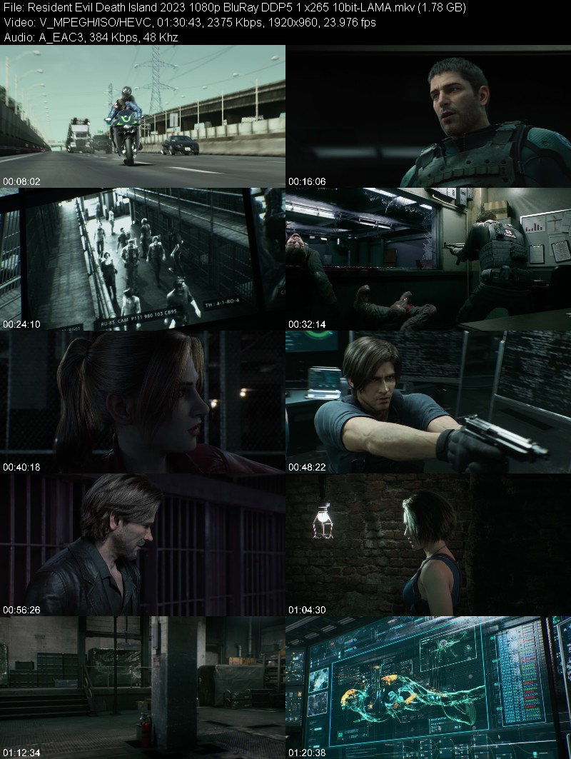 Resident Evil Death Island 2023 1080p BluRay DDP5 1 x265 10bit-LAMA 8618a9deeaa05c0f4f73d59d0d2e795d