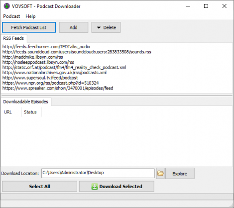 Vovsoft Podcast Downloader V3 1 Portable