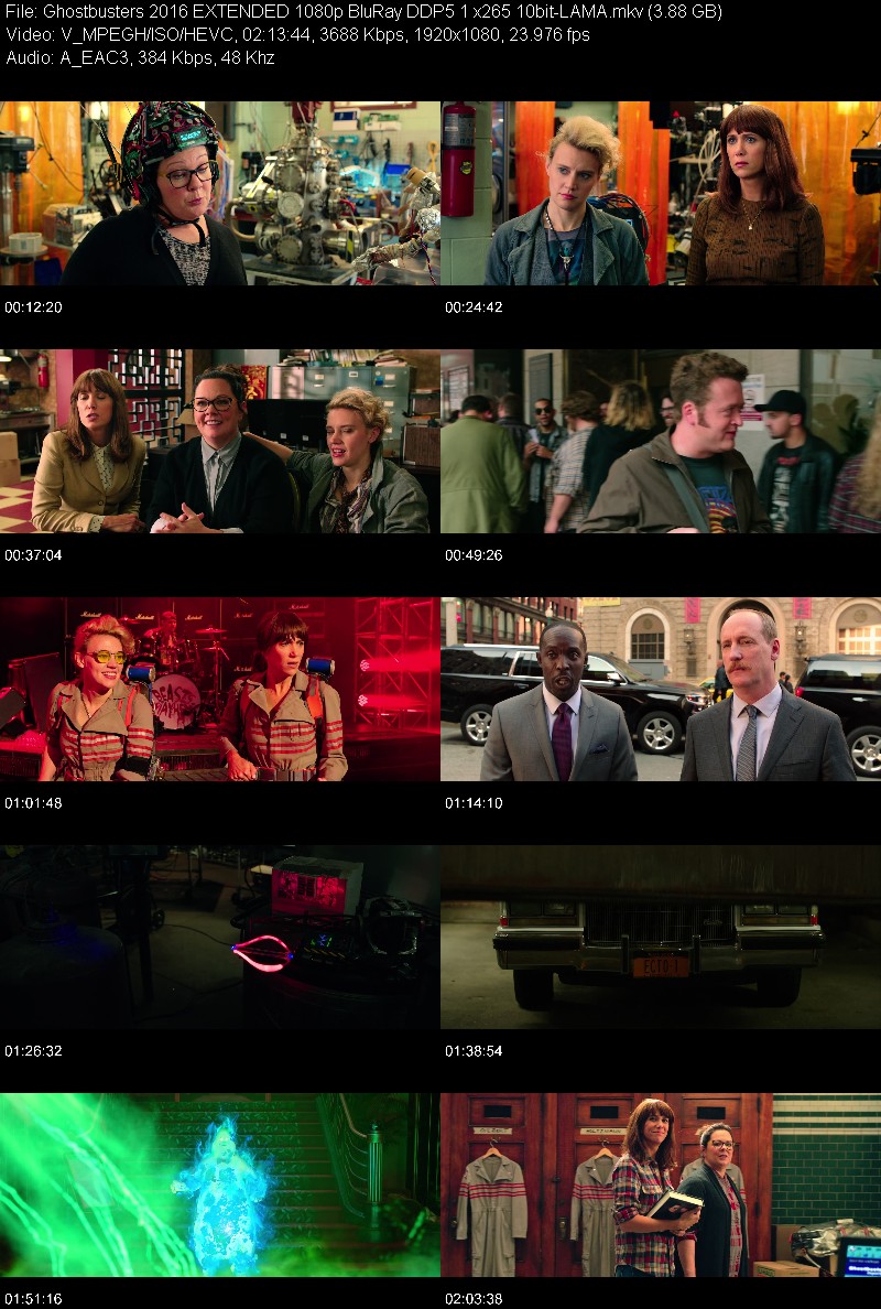 Ghostbusters 2016 EXTENDED 1080p BluRay DDP5 1 x265 10bit-LAMA 4f160a6b6992d52276ba44be1638d6b4