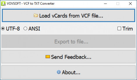 Vovsoft Vcf To Txt Converter V3 0