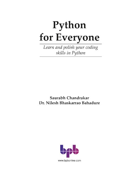 Python for Everyone by Saurabh Chandrakar 7bd1c8954fb0b4839e85c2f4288cb1cf