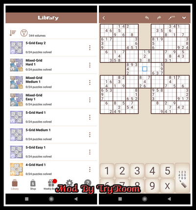 MultiSudoku: Samurai Sudoku v3.1.0