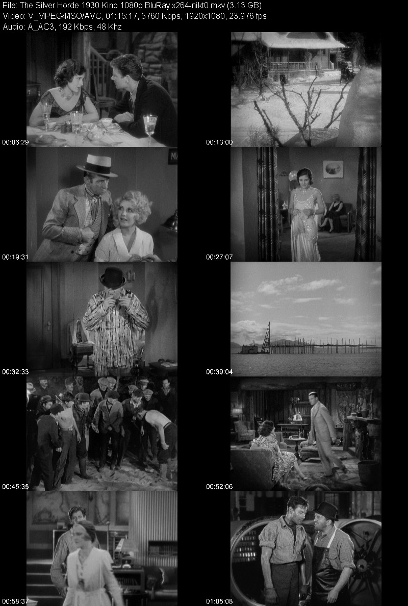 The Silver Horde 1930 Kino 1080p BluRay x264-nikt0 D537292e6f90bcaeac067eab02f218b1
