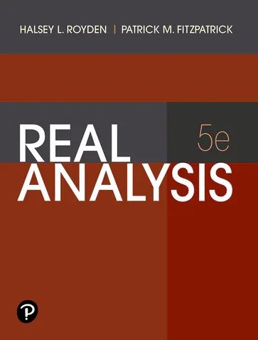 Real Analysis, 5th Edition (Pearson)