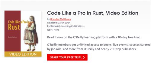 Code Like a Pro in Rust, Video Edition
