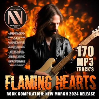 VA - Flaming Hearts (2024) (MP3)