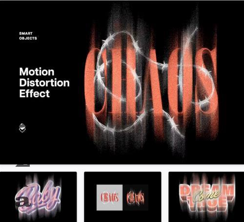 Motion Distortion Text Effect - 92140228