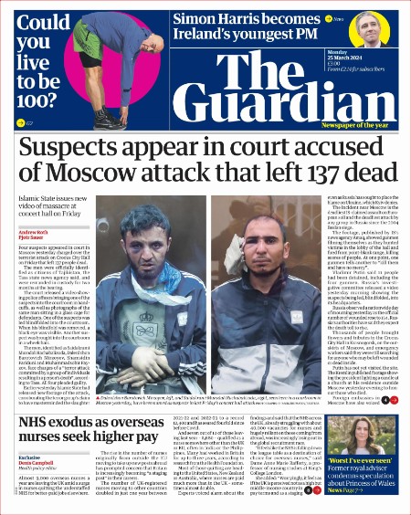 The Guardian UK - 25th March