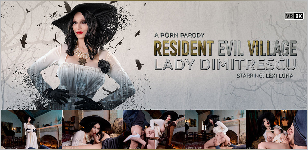 [VRConk.com] Lexi Luna - Resident Evil Village: Lady Dimitrescu (A Porn Parody) [2024-03-29, 2D, Babe, Big Dick, Big Tits, Blowjob, Brunette, Close Up, Cosplay, Cowgirl, Cum on Body, Doggystyle, Hat, Masturbation, Natural Tits, Reverse Cowgirl, Video Game