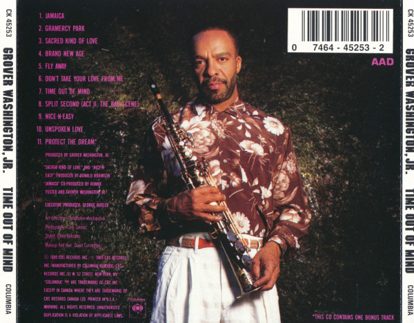 Grover Washington JR. - Time Out Of Mind (1989)
