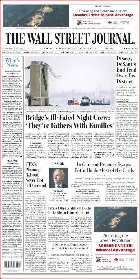 The Wall Street Journal - 28 March