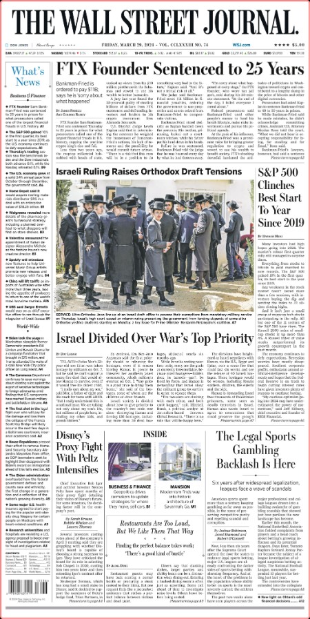 The Wall Street Journal - 29th March