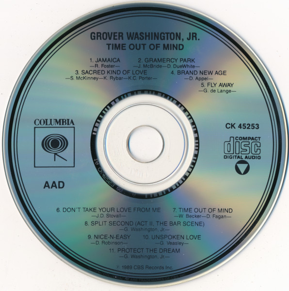 Grover Washington JR. - Time Out Of Mind (1989)