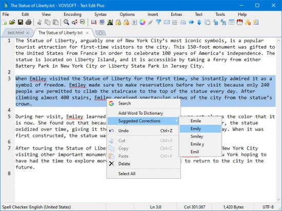 VovSoft Text Edit Plus 14.3 Multilingual