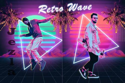 Retro Wave Photo effect - EP2B5RP