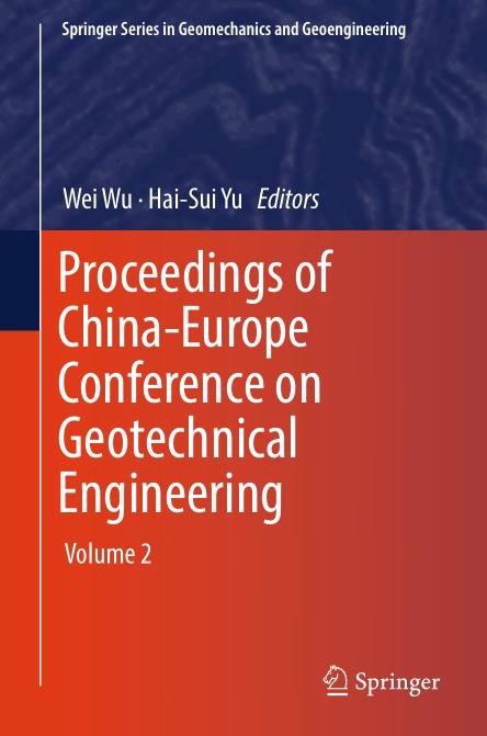 Proceedings of China–Europe Conference on Geotechnical Engineering Volume 2 (2024)