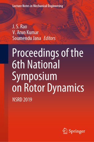 Proceedings of the 6th National Symposium on Rotor Dynamics NSRD 2019 (2024)