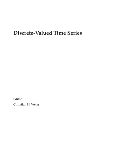 Discrete–Valued Time Series