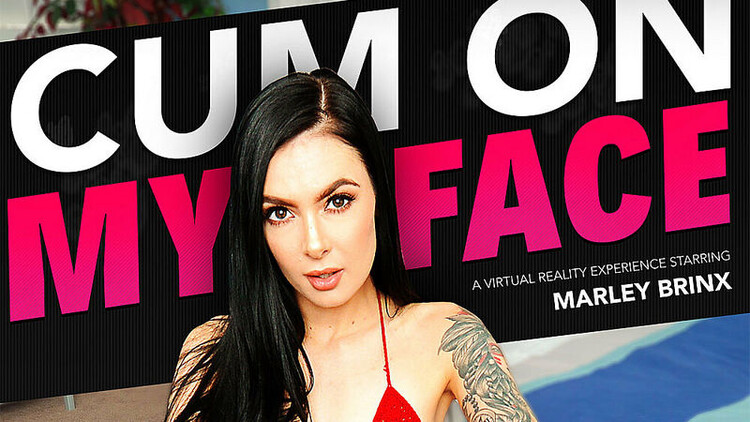 NaughtyAmericaVR: Cum On My Face : Marley Brinx [FullHD 1080p]