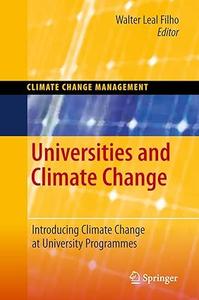 Universities and Climate Change Introducing Climate Change to University Programmes (2024)