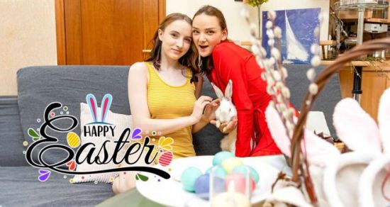 ClubSweethearts - Erika Mori & Olivia Trunk - Easter lesbian lovers Video