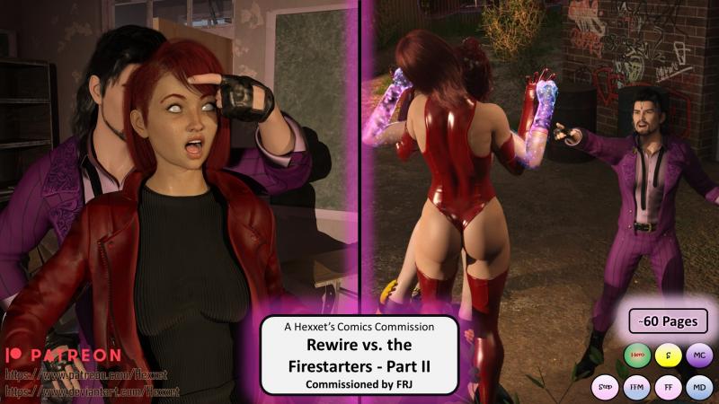 HexxetVal - Rewire versus the Firestarters 2 3D Porn Comic