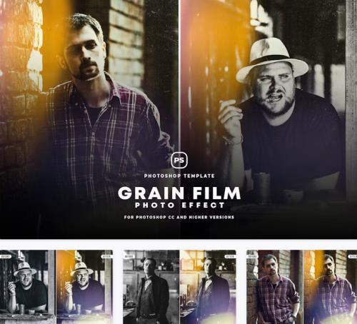 Grain Film Photo Effect - QM7R3SU