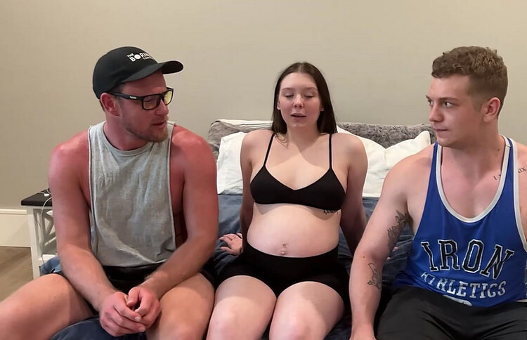 Sophie St.Claire, Bryce Adams - Sophie Pregnant Teen 1st Ever MFM (Onlyfans) FullHD 1080p