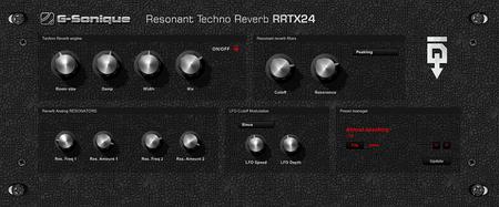 G–Sonique RRTX24 Resonant Techno Reverb v1.0