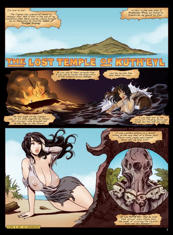 UDDERS Comix - The Lost Temple Of Kuth'Eyl: Part One Porn Comics