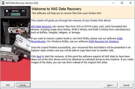 Runtime NAS Data Recovery 4.04