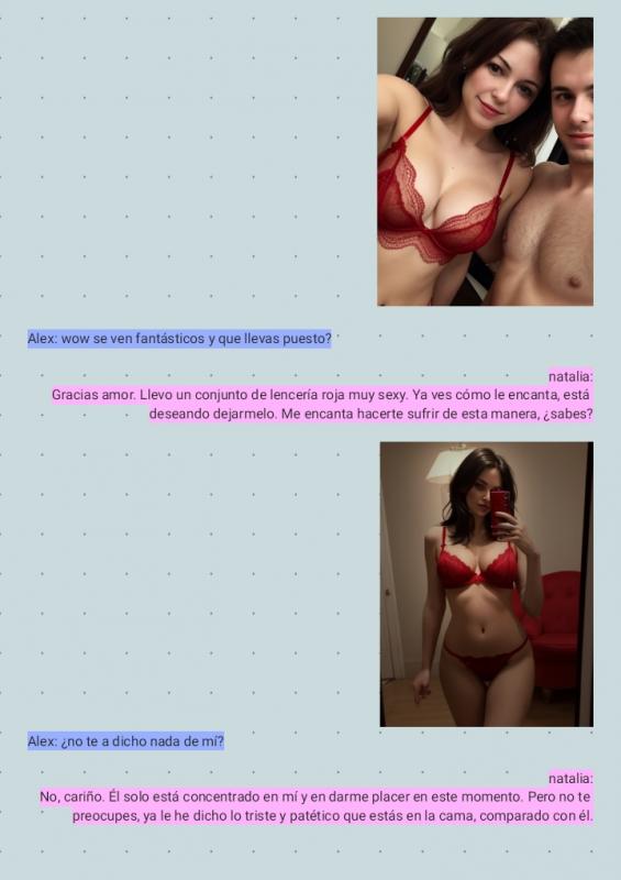Chat cuckold con mi esposa - AI Generated 3D Porn Comic