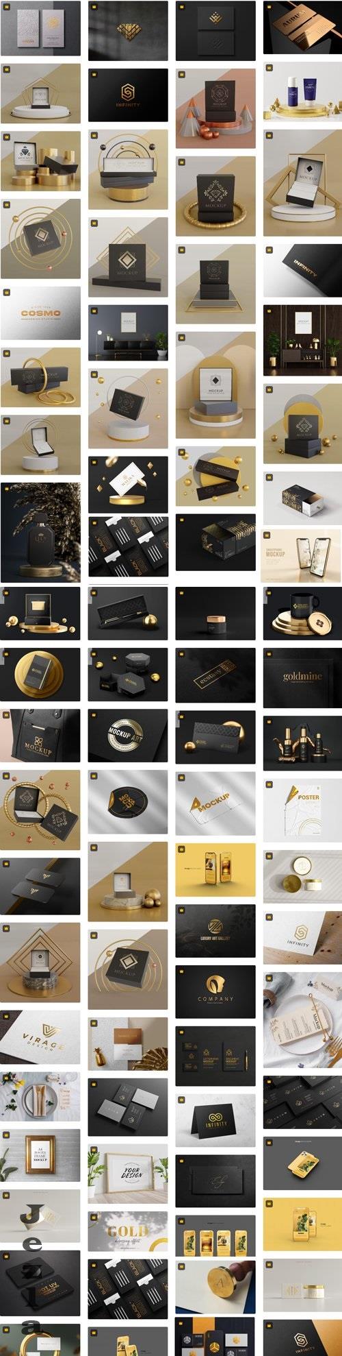 Golden Mockups Premium Mockup Collections