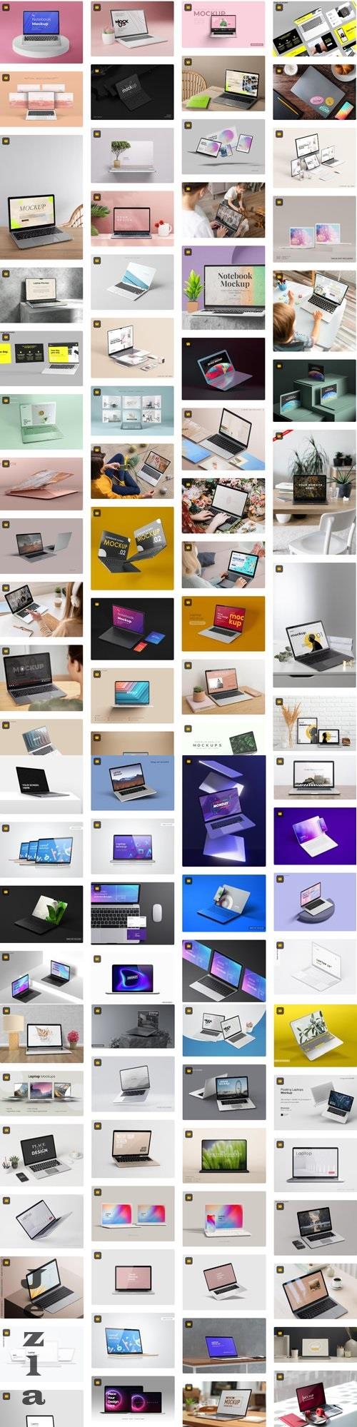 Laptop Mockups Premium Mockup Collections