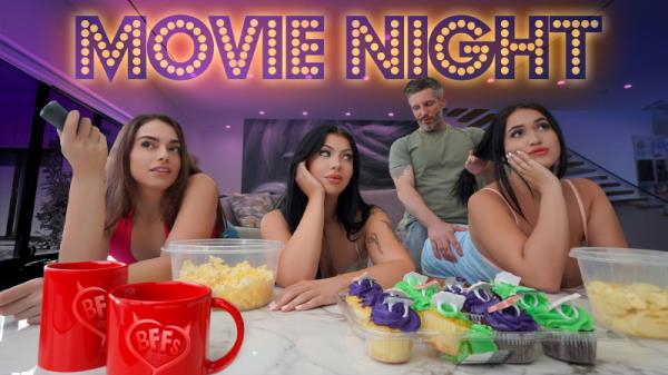 Sophia Burns, Holly Day, Nia Bleu - There Is Nothing Like Movie Night  Watch XXX Online UltraHD 4K