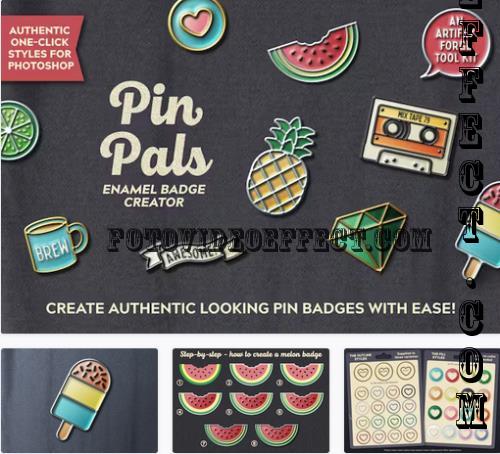 Pin Pals  Enamel Pin Badge Creator - 28SFD3K