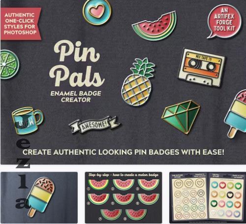 Pin Pals – Enamel Pin Badge Creator - 28SFD3K