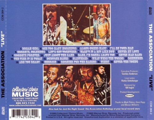 The Association - Live (1970) (2003)  Lossless