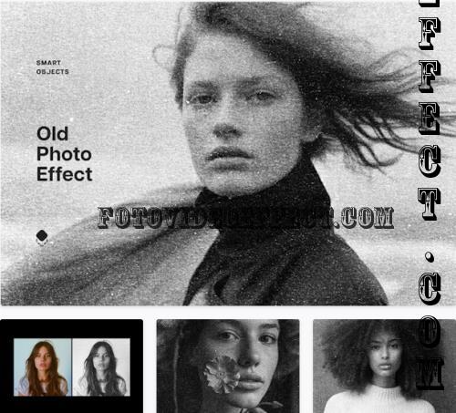 Black&White Old Photo Effect - 92480265