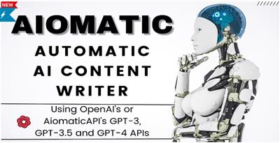 Codecanyon - AIomatic v1.9.3.1 - Automatic AI Content Write NULLED F65bfdae3d390877bba842d49197a42c