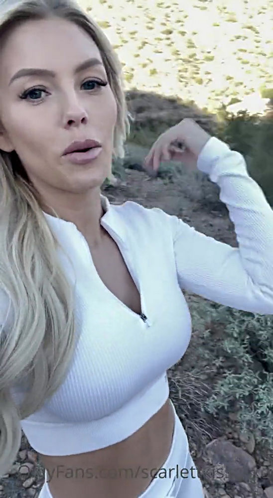 Onlyfans: ScarlettKissesXO Outdoor Blowjob Video Leaked [FullHD 1080p]