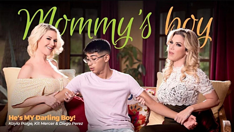 Mommysboy.net/ Adulttime: Kayla Paige, Kit Mercer - He's MY Darling Boy! [Full HD 1080p]