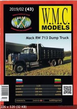  Mack RW 713 Dump Truck (WMC Models  43)