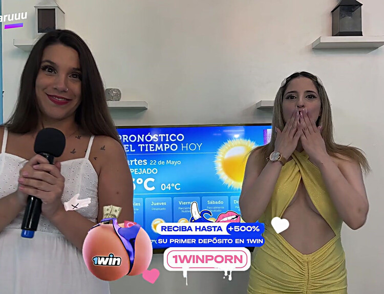 Gangbang With Double Vaginal For Weather Presenter On The Filming Set - DivinaMaruuu